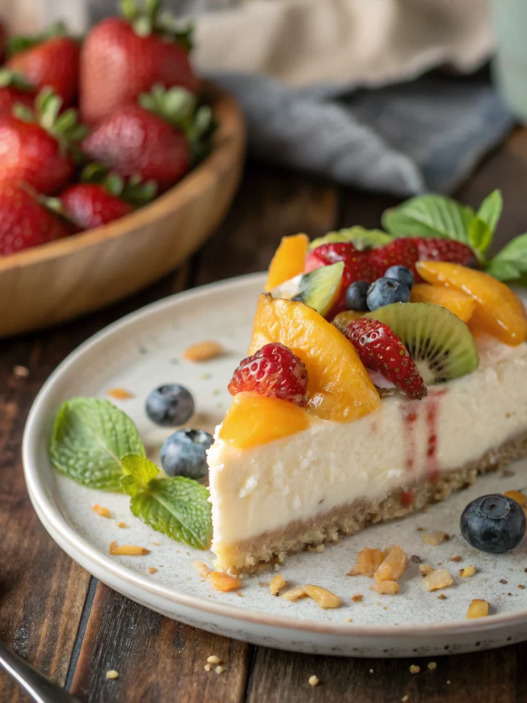 Best Fruit Salad Cheesecake – Easy Dessert Recipe