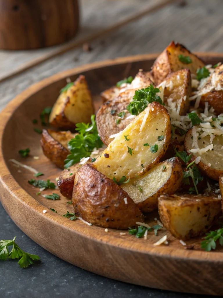 Best Garlic Parmesan Roasted Potatoes Recipe