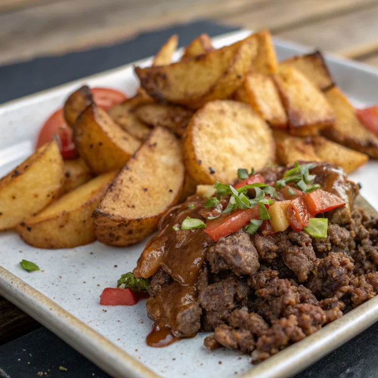 Ground Beef and Potatoes – An Organized Chaos