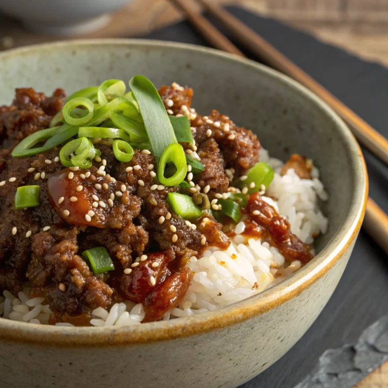 Ground Beef Teriyaki Rice Bowls