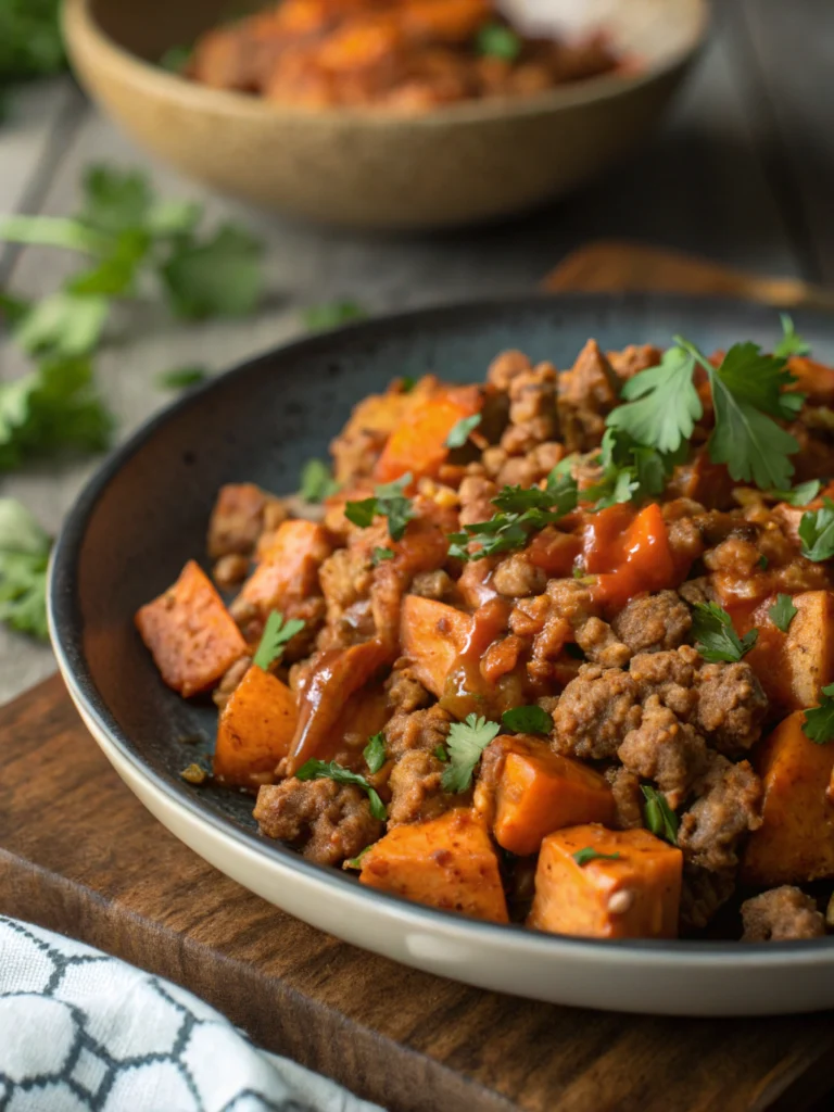 Ground Turkey Sweet Potato Skillet – Quick, Healthy, and Delicious