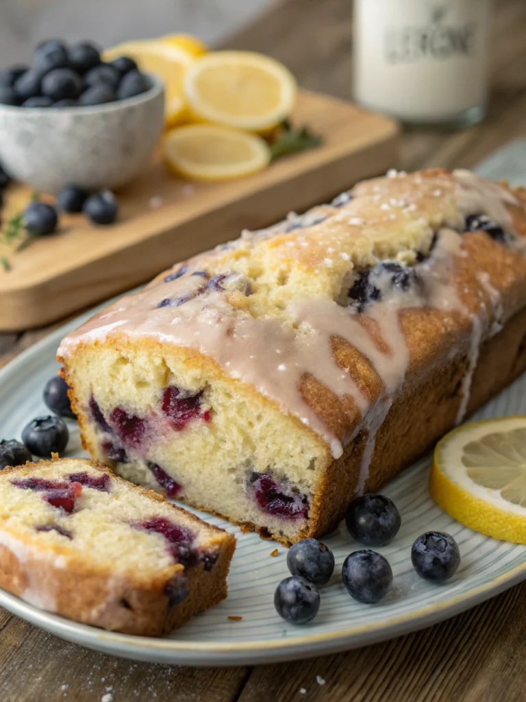 Easy Lemon Blueberry Bread – Moist and Fluffy Recipe