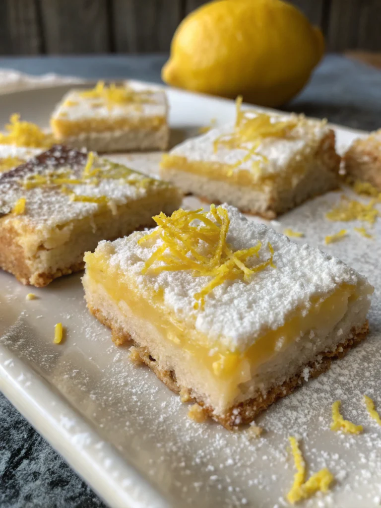 Best Lemon Drop Bars – Easy and Tangy Recipe