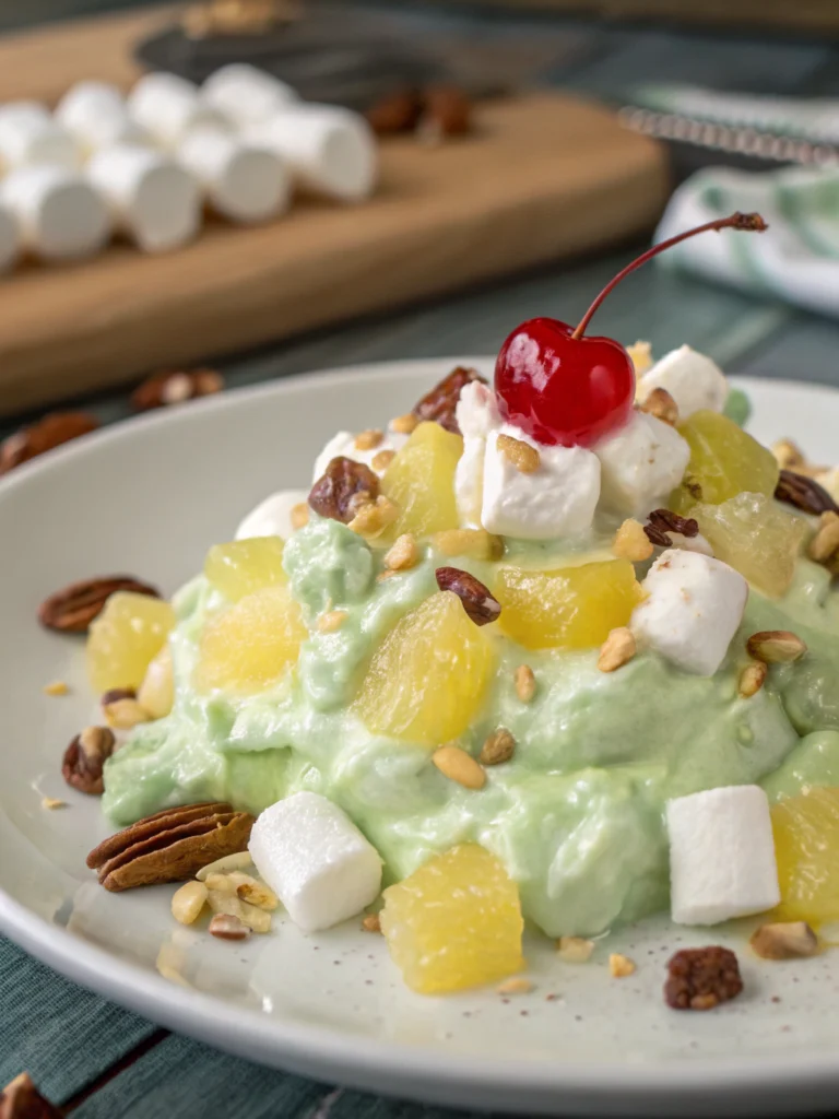 Classic Retro Watergate Salad – Creamy Pistachio Delight