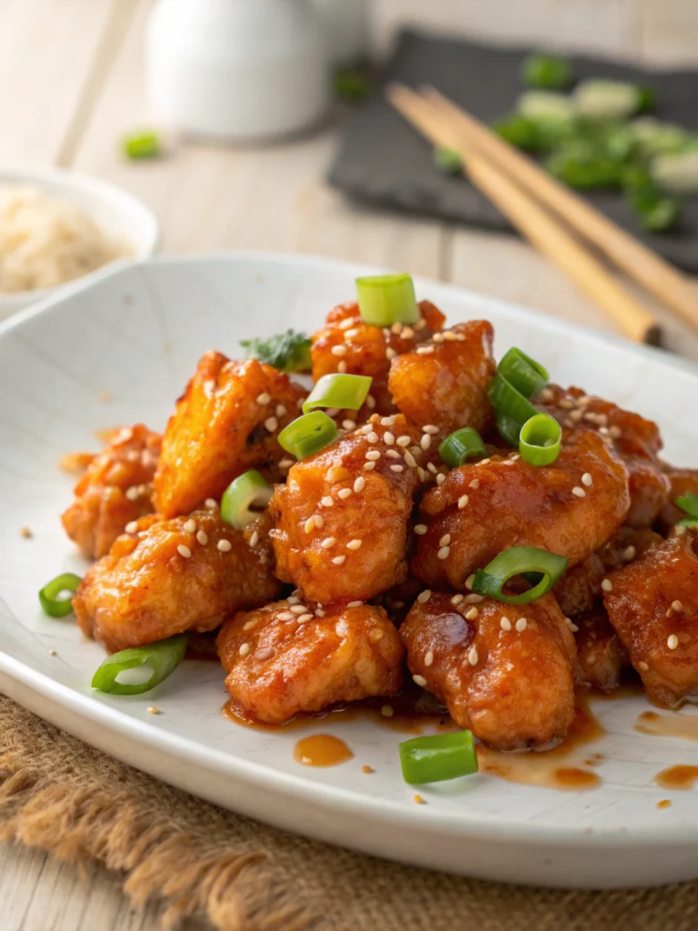 Easy Orange Chicken Recipe – 4 Ingredients Only!