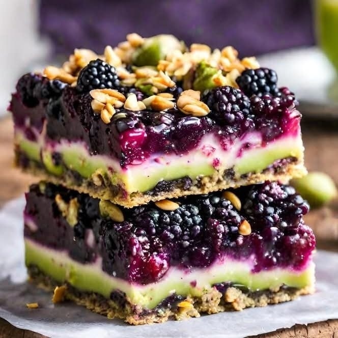 Easy Blackberry Pistachio Dream Bars – Ready in 30 Minutes