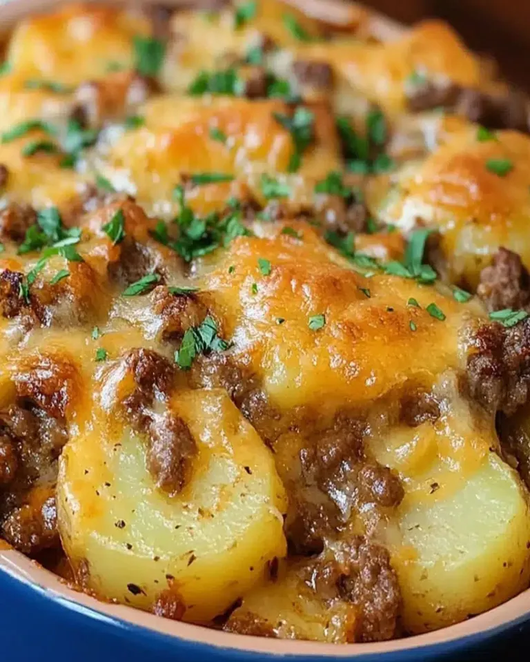 Best Cheesy Hamburger Potato Casserole Ready in 30 Minutes