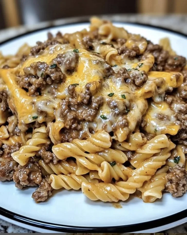 Easy Cheesy Sloppy Cheeseburger Pasta Ready in 30 Minutes