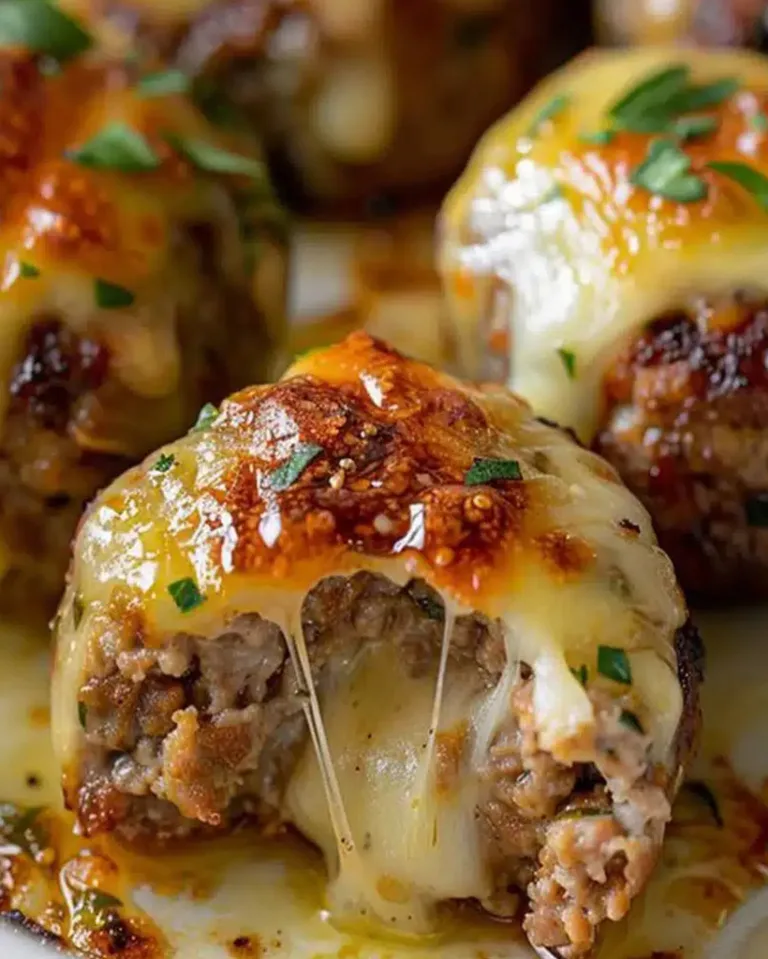 Ultimate Cheesy Stuffed Meatloaf Bites Ready in 30 Minutes