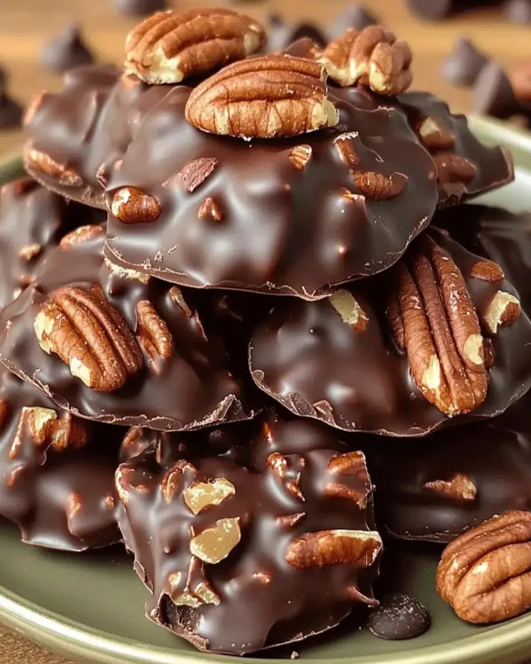 Easy Chocolate Pecan Turtle Clusters Ready in 30 Minutes