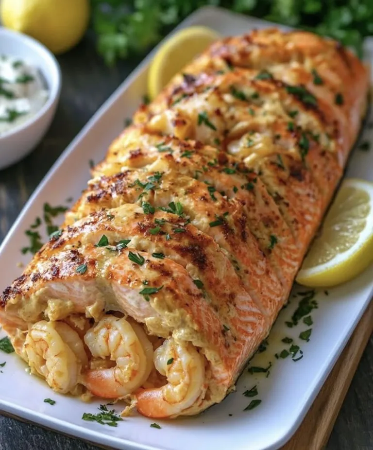 Ultimate Crab & Shrimp Stuffed Salmon Ready in 30 Minutes