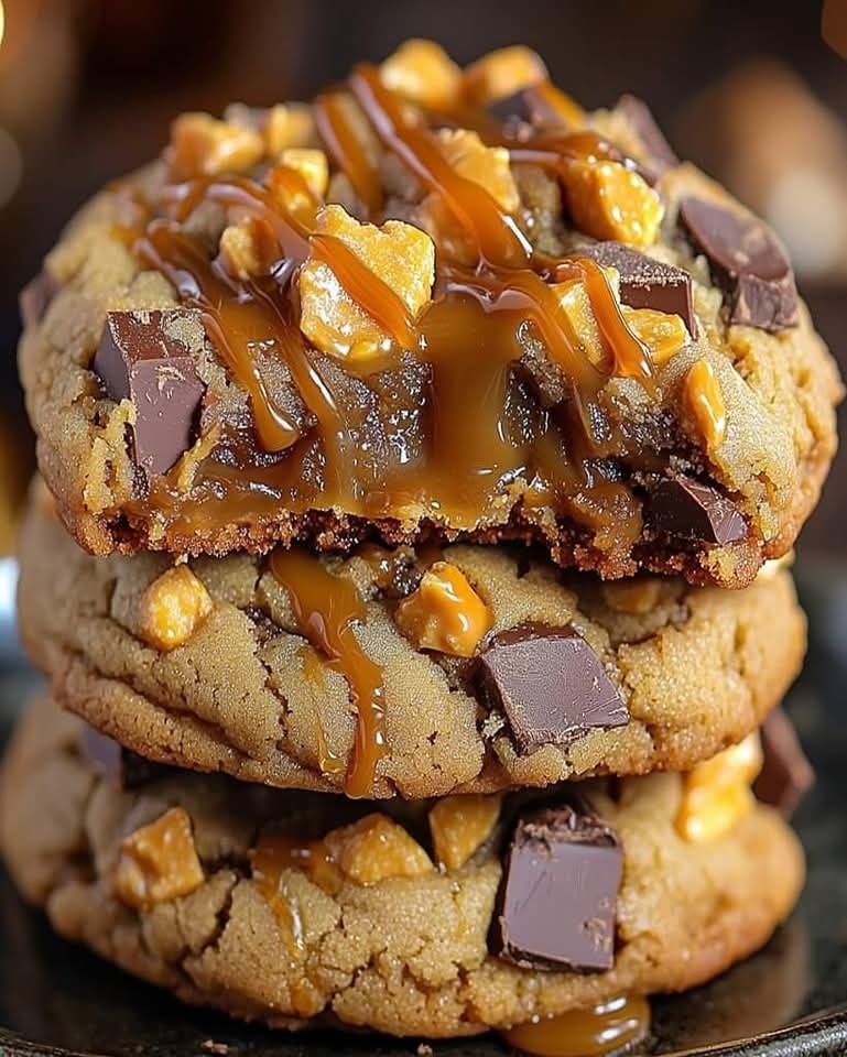 Ultimate Butterfinger Caramel Crunch Cookies Ready in 30 Minutes