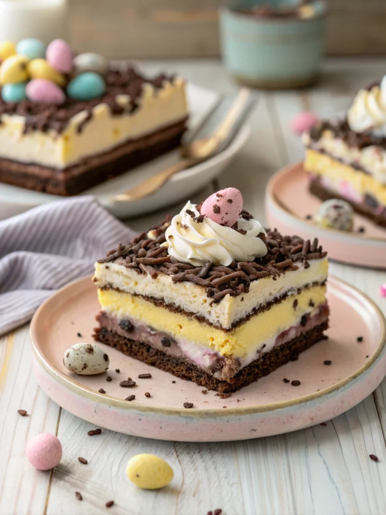 Best Easter Chocolate Lasagna – No-Bake Dessert