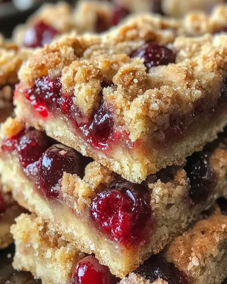 Easy Juicy Cherry Cobbler Bars Ready in 30 Minutes