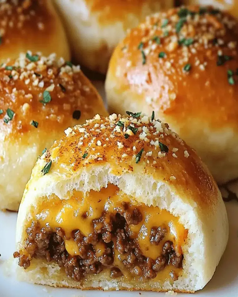 Best Garlic Parmesan Cheeseburger Bombs Ready in 30 Minutes