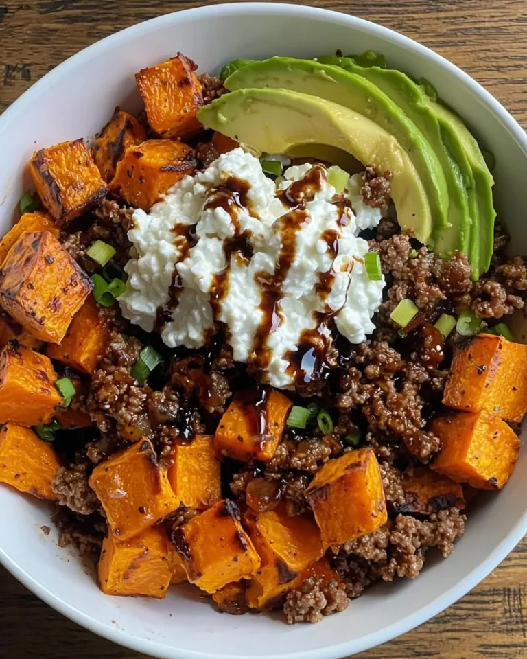 Easy Ground Beef Sweet Potato Bowl Ready in 30 Minutes