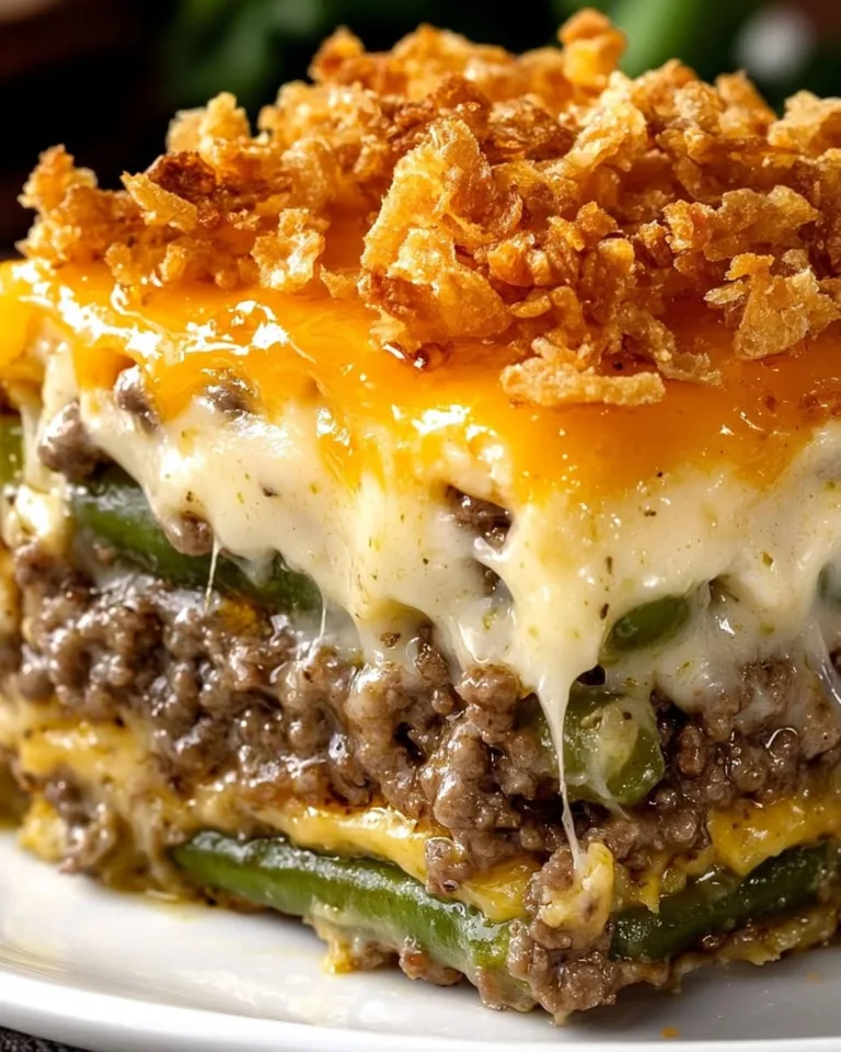 Best Hamburger Green Bean Casserole Ready in 30 Minutes
