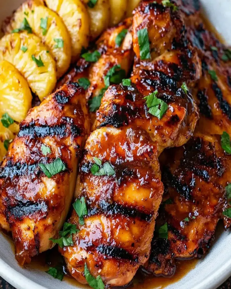 Easy Hawaiian Grilled Chicken with Pineapple Glaze Ready in 30 Minutes