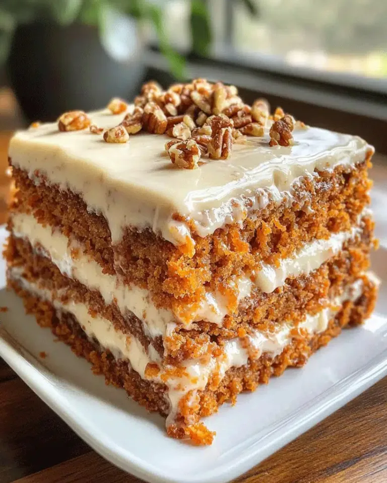 Ultimate Honey Bun Carrot Cake with Cinnamon Cream Frosting