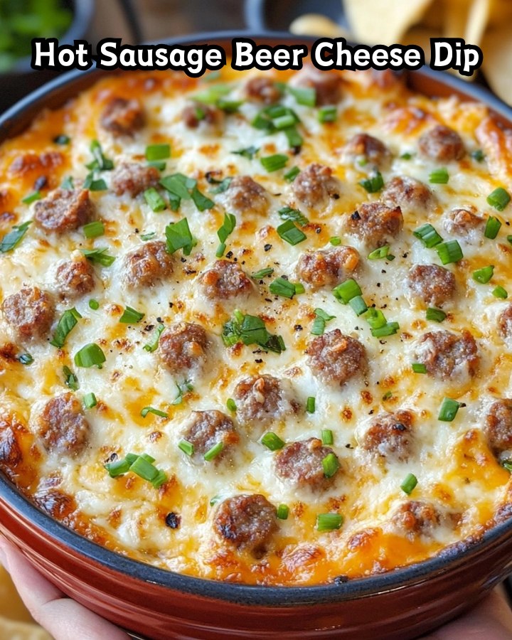 Ultimate Hot Sausage Beer Cheese Dip Ready in 30 Minutes