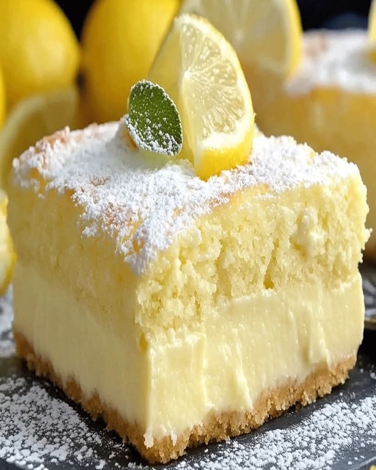 Best Lemon Custard Cake Recipe – Ready in 30 Minutes