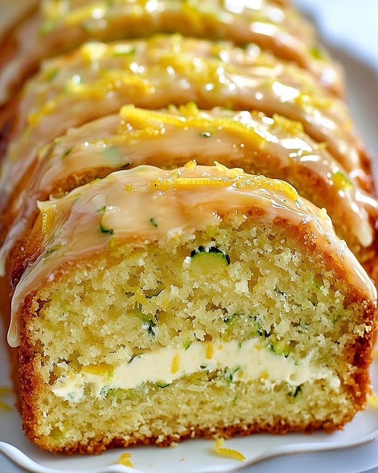 Ultimate Lemon Zucchini Cake with Cream Cheese Filling