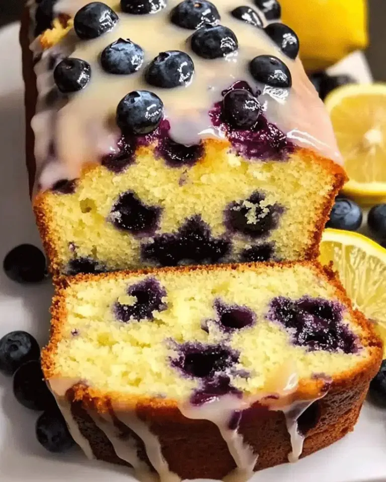 Easy Luscious Lemon Blueberry Pound Cake Ready in 30 Minutes