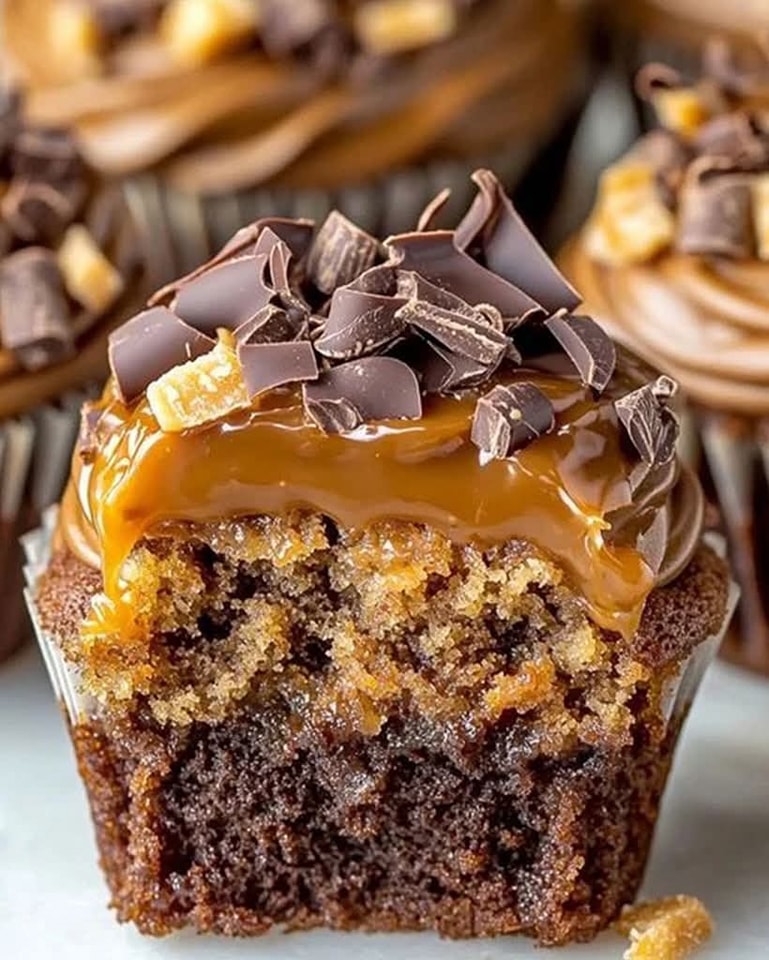 Ultimate Luxurious Caramel Chocolate Cupcakes Ready in 30 Minutes