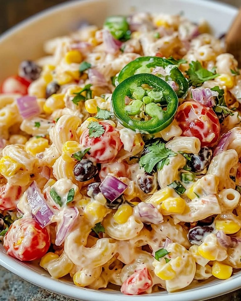 Easy Mexican Macaroni Salad Recipe Ready in 30 Minutes