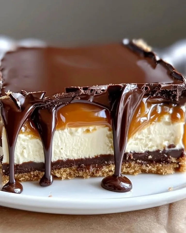 Easy No-Bake Twix Cheesecake Recipe Ready in 30 Minutes