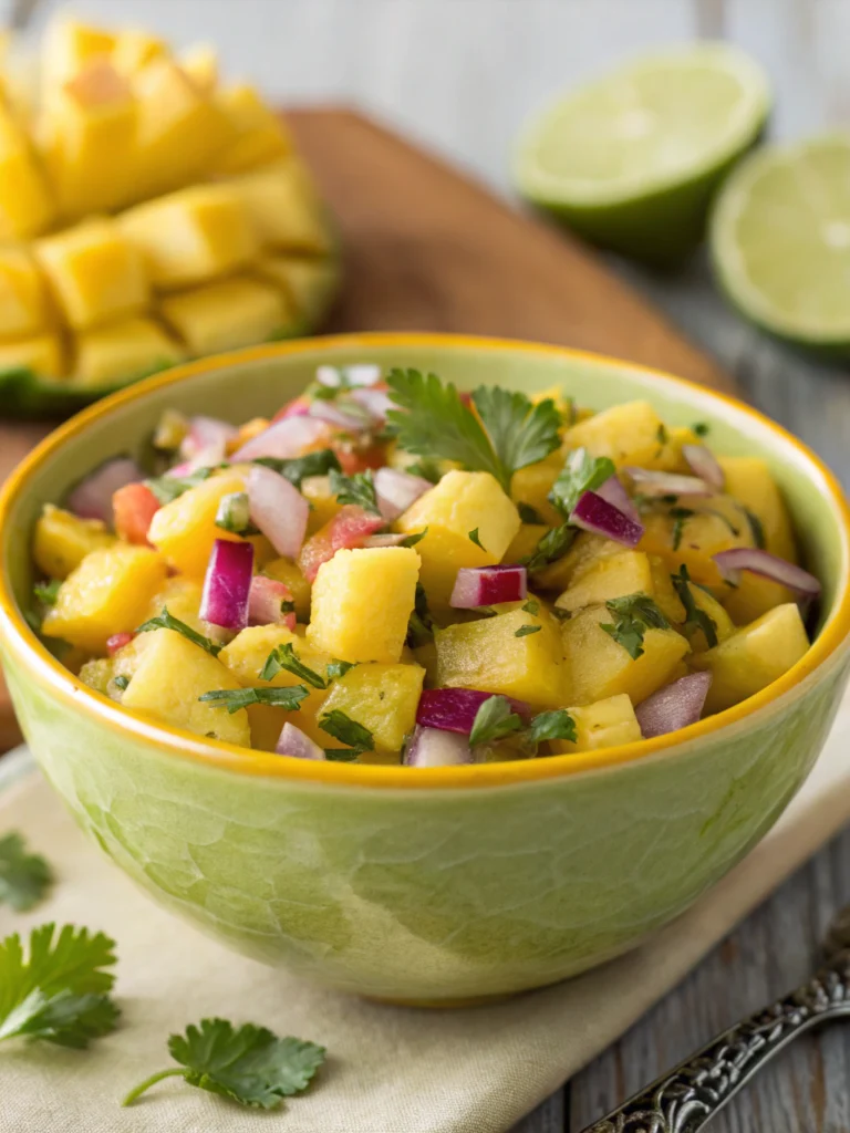 Easy Pineapple Mango Salsa – Fresh and Flavorful Recipe