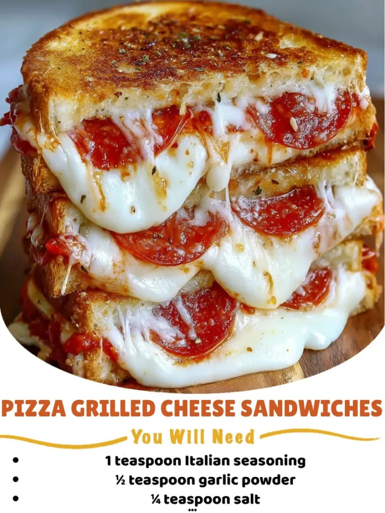 Ultimate Pizza Grilled Cheese Sandwiches Ready in 30 Minutes