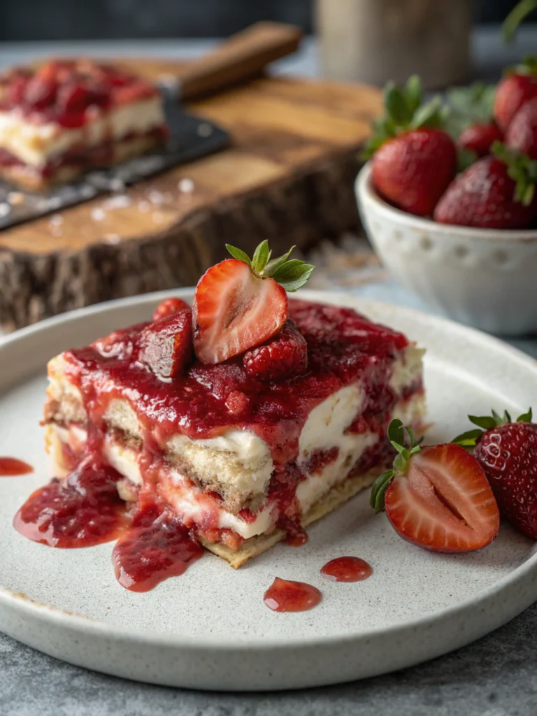 Best Strawberry Lasagna – Easy No-Bake Dessert