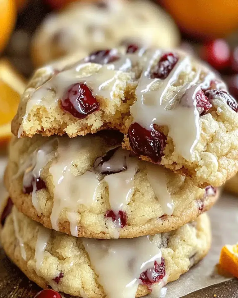 Best Zesty Cranberry Orange Cookies with Sweet Citrus Glaze