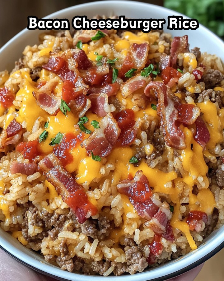 Easy Bacon Cheeseburger Rice – Ready in 30 Minutes