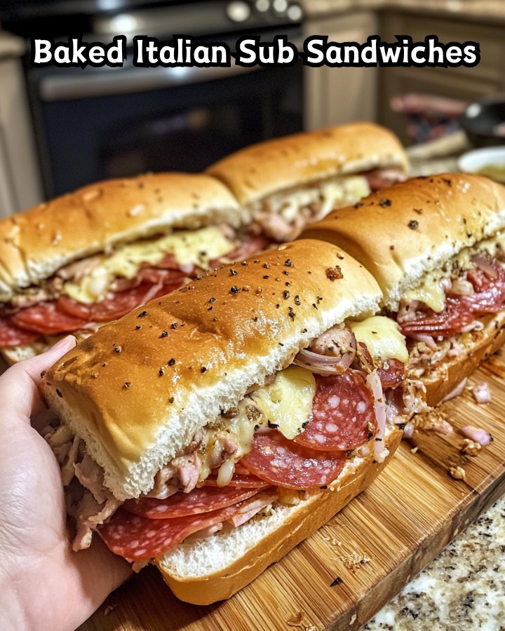 Easy Baked Italian Sub Sandwiches Ready in 30 Minutes
