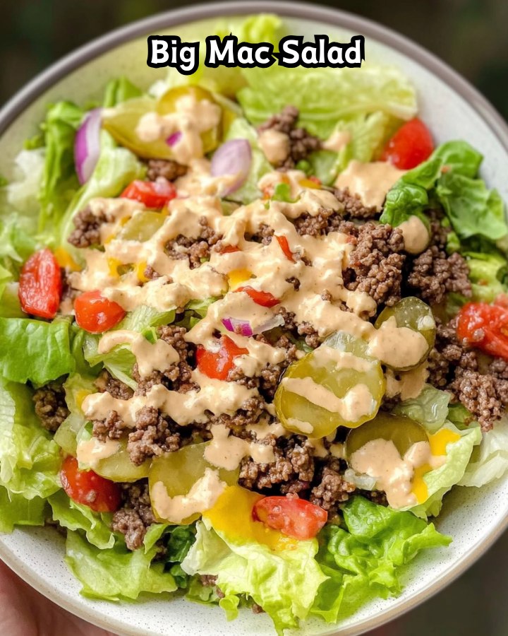 Easy Big Mac Salad Ready in 30 Minutes for a Healthy Meal
