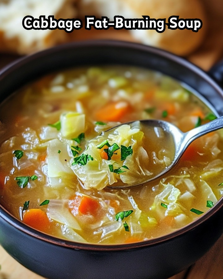 Easy Cabbage Fat-Burning Soup Ready in 30 Minutes