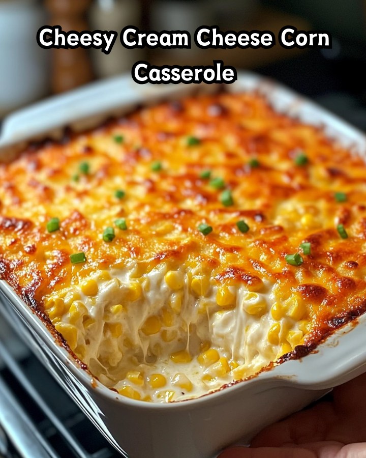 Easy Cheesy Cream Cheese Corn Casserole Ready in 30 Minutes