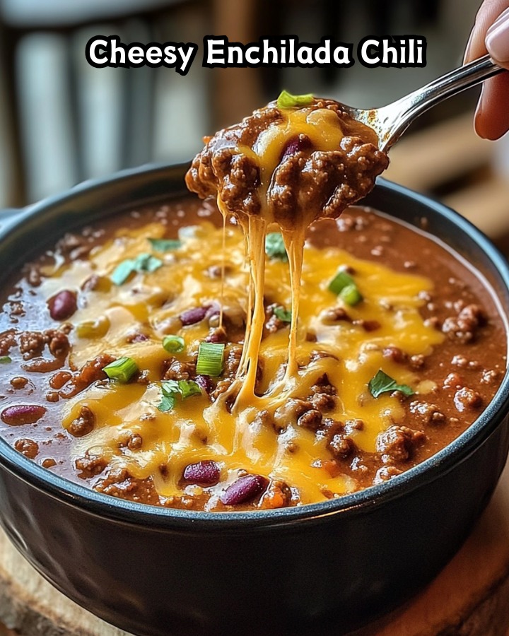 Ultimate Cheesy Enchilada Chili – Ready in 30 Minutes