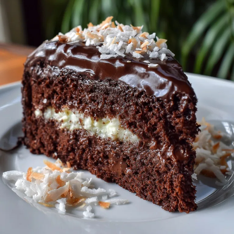Ultimate Chocolate Cake with Coconut Topping – Ready in 30 Minutes