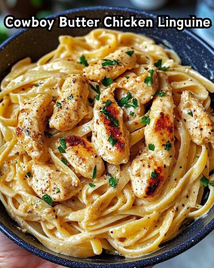 Easy Cowboy Butter Chicken Linguine Ready in 30 Minutes