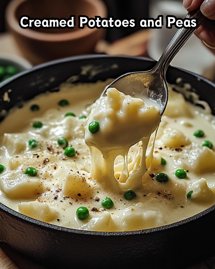 Easy Creamed Potatoes and Peas Ready in 30 Minutes