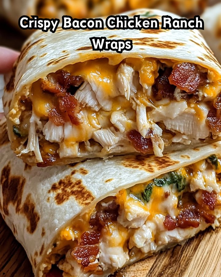 Easy Crispy Bacon Chicken Ranch Wraps Ready in 30 Minutes