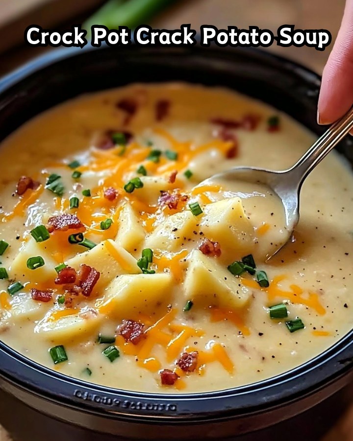 Ultimate Crock Pot Crack Potato Soup – Family Favorite Easy Meal