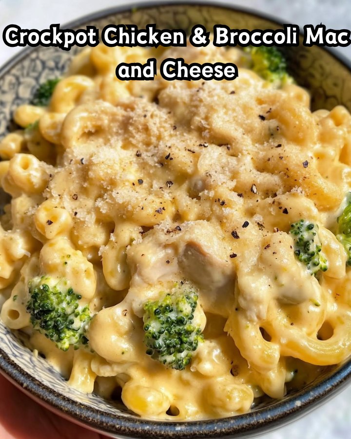 Easy Crockpot Chicken & Broccoli Mac and Cheese – Family Favorite