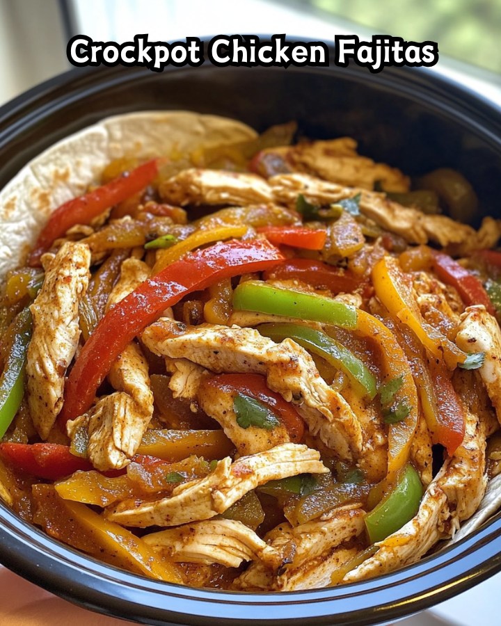 Easy Crockpot Chicken Fajitas – Ready in 30 Minutes