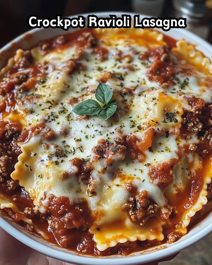 Easy Crockpot Ravioli Lasagna – Family Favorite Recipe