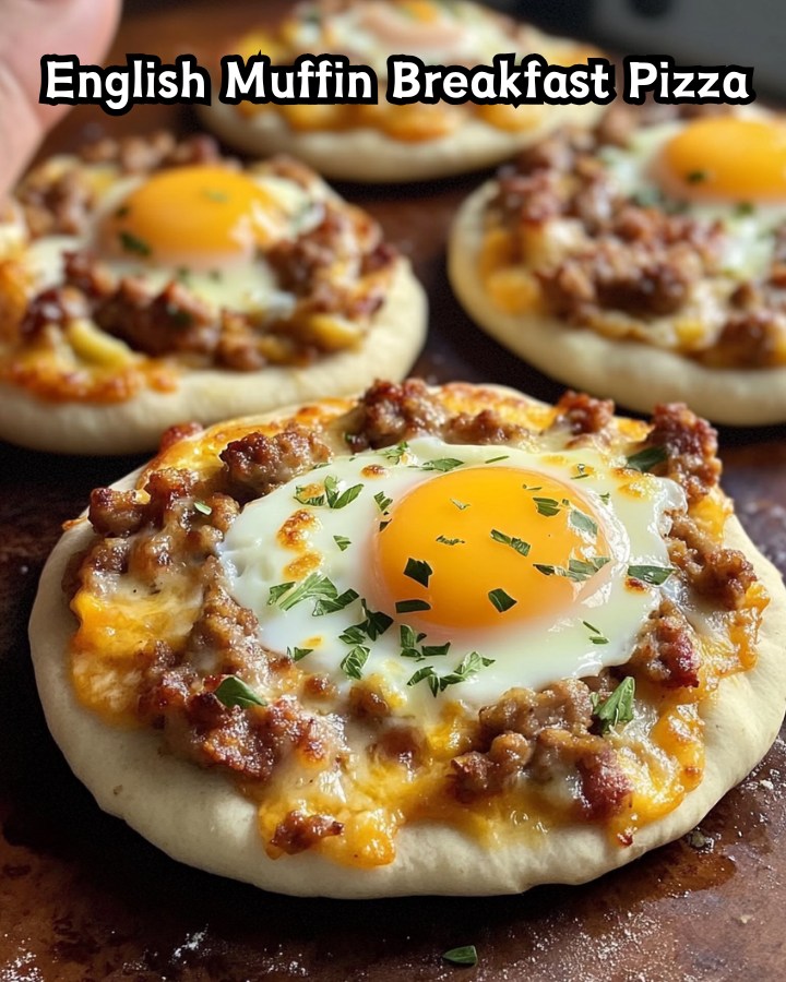 Easy English Muffin Breakfast Pizza Ready in 30 Minutes