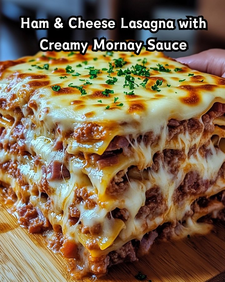Easy Ham & Cheese Lasagna with Creamy Mornay Sauce